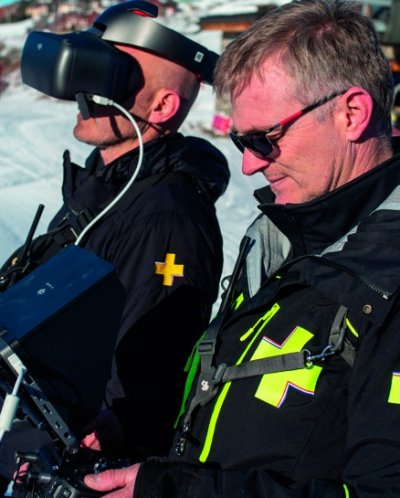 Val Thorens innovates: a training academy and an autonomous drone for mountain rescue