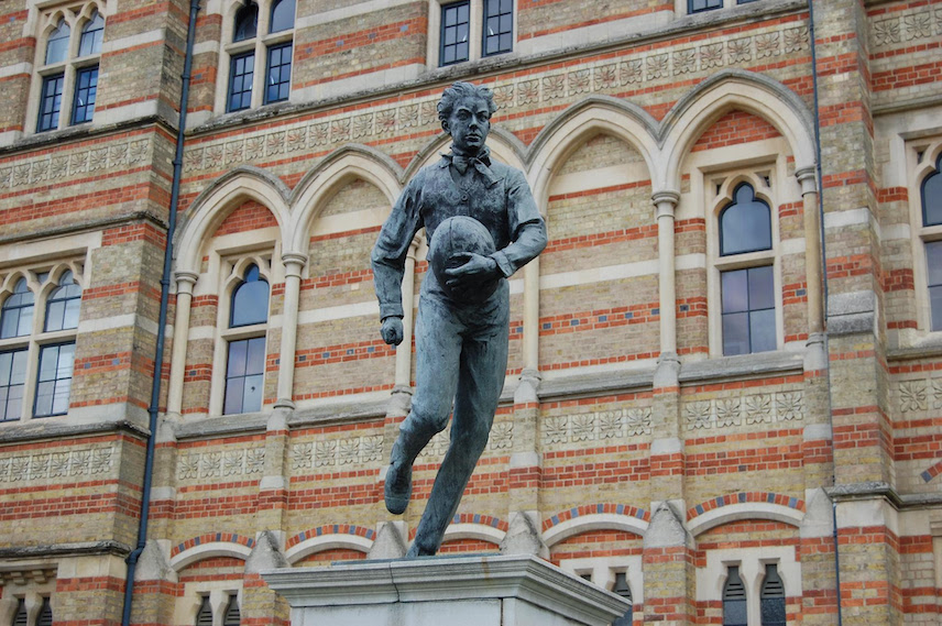Statue joueur de rugby