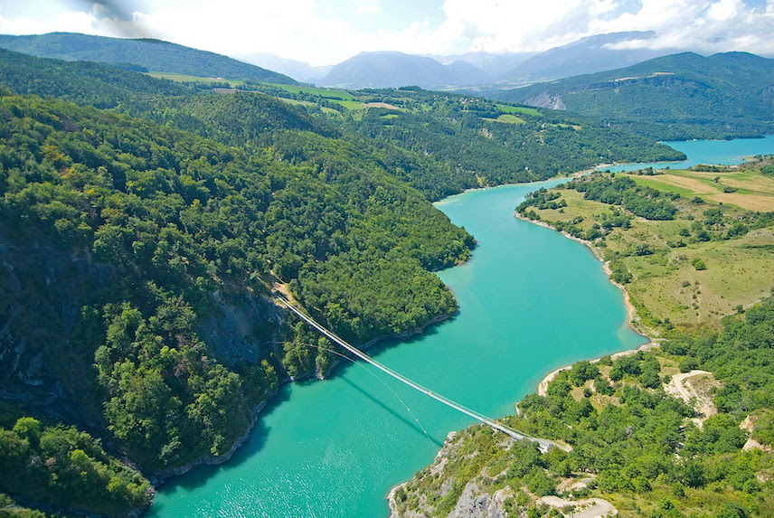 Passerelles du lac de Monteynard