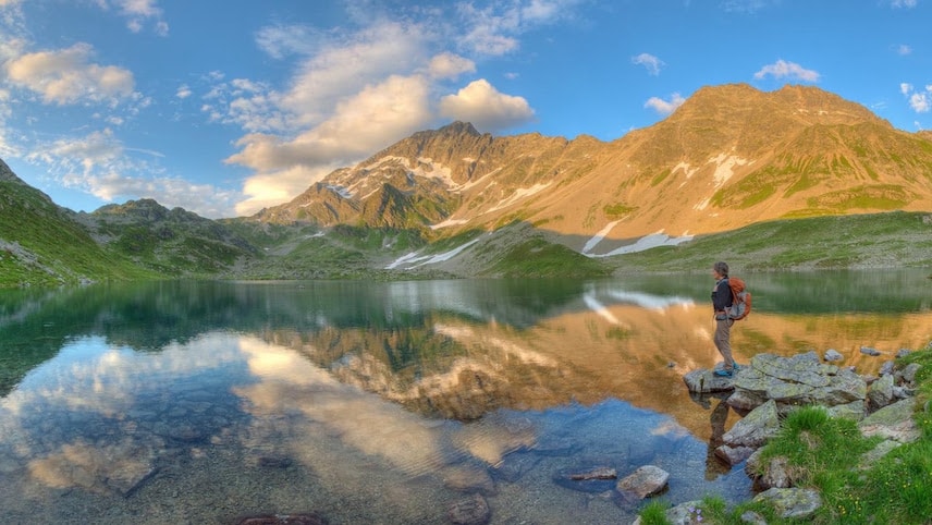 Vue du lac des Jovet