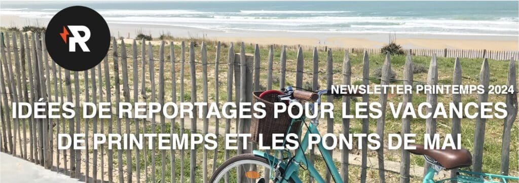 Vélo garé devant la plage