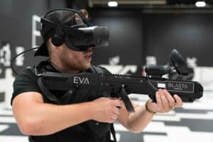 Photo joueur EVA, immersion totale en réalité virtuelle